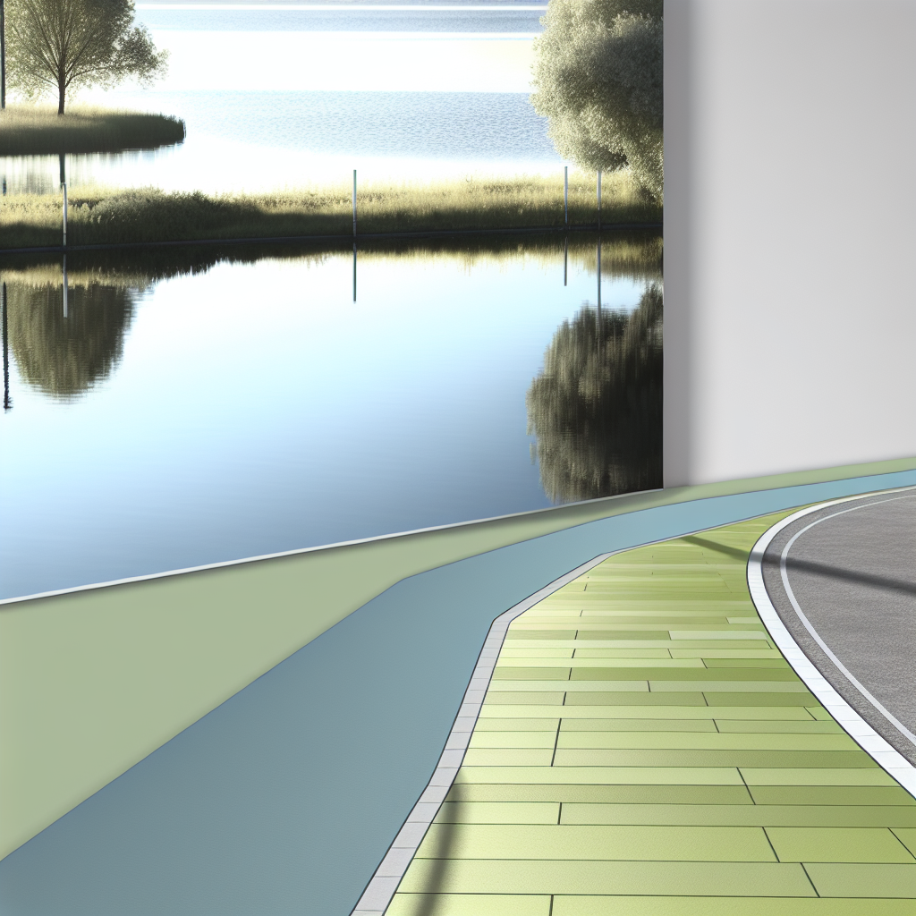 Peaceful walking meditation